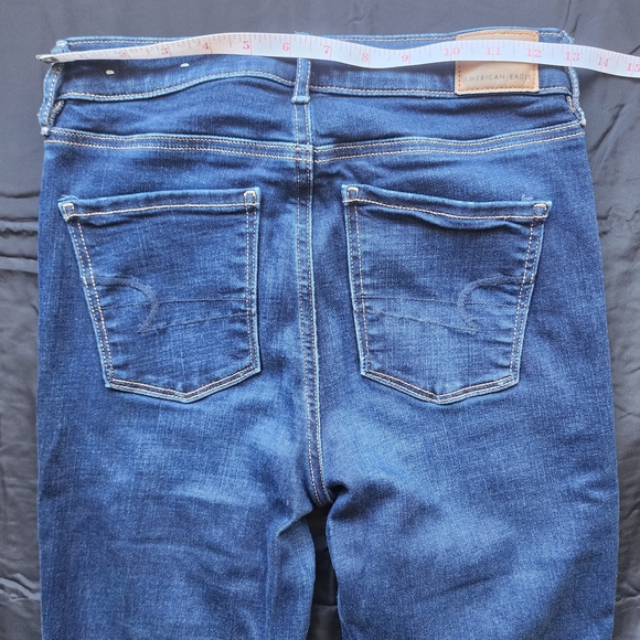American Eagle Outfitters Women's Blue Jeans - Picture 6 of 8